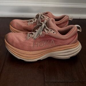 HOKA Orange Bondi 8 Size 5.5B